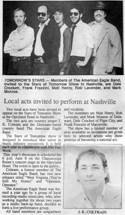 American Eagle Band - News Article